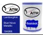 Preview: Lamborghini, Blue Nova Metallic, 194986: 500ml Lackdose, von ATW Autoteile West.